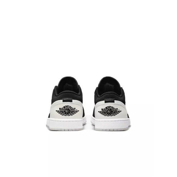 Nike Air Jordan 1 Low SE Diamond Shorts Black White Size 10.5 Mens DH6931-001 DS - Picture 5 of 11